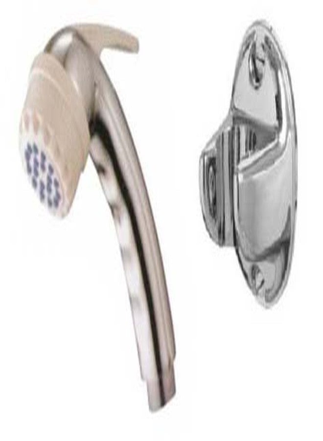 SHRUTI ABS Health Faucet with Rubbit Cleaning System, and ABS Wall Hook (Chrome Plated) - 1175 with Stand - Image 3